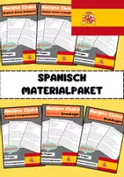 Vorschau - Arbeitsblätter - Spanisch Multiple Choice Materialpaket - Deckblatt