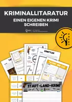 Vorschau - Arbeitsblätter - Sparpaket Krimi Schreiben - All in One - Deckblatt