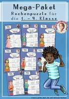 Vorschau - Arbeitsblätter - Mega-Paket Rechenpuzzle (1.-4. Klasse) - Deckblatt