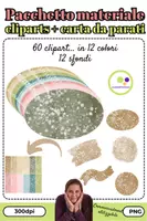 anteprima - Programmi scolastici / Materiali per docenti - Raccolta: 60 clipart + 12 sfondi | blob | commerciali - Pagina di copertina