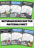 Vorschau - Arbeitsblätter - Großes Naturwissenschaften Materialpaket Bundle - Deckblatt
