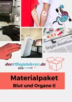 Vorschau - Arbeitsblätter - Materialpaket zum Thema Blut und Organspende II - Deckblatt