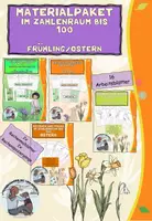 Vorschau - Stationenlernen - Materialpaket Mathe ZR 100 Frühling/Ostern - Deckblatt