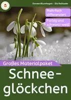 Vorschau - Arbeitsblätter - Schneeglöckchen - Wachsendes Materialpaket - Deckblatt