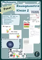 Vorschau - Arbeitsblätter - Materialpaket_Quadratlinge_Mathematik_Klasse1u2_Geometrie - Deckblatt