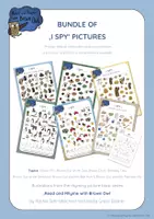 Vista previa - Unidades / Secuencias / Situaciones de Aprendizaje - BUNDLE OF I SPY PICTURES - Portada