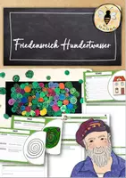 Vorschau - Mal- und Bastelvorlagen - Materialpaket: Friedensreich Hundertwasser - Deckblatt
