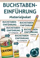 Vorschau - Arbeitsblätter - Buchstabeneinführung Klasse 1 – Arbeitsblätter zum Nachspuren A–Z - Deckblatt
