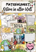 Vorschau - Arbeitsblätter - Ostern in aller Welt – interkulturelles Materialpaket Klasse 2–3 | Osterbräuche & Traditionen - Deckblatt