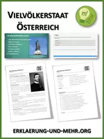 Vorschau - Arbeitsblätter - Vielvölkerstaat Österreich (Materialpaket) - Deckblatt