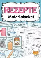 Vorschau - Arbeitsblätter - Rezepte Materialpaket - Deckblatt