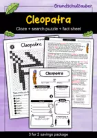 Vorschau - Arbeitsblätter - Cleopatra - 3 for 2 economy package - Material package - Deckblatt