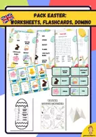 anteprima - Esercizi - Raccolta di materiali: Pack Easter in inglese (Pasqua) - Pagina di copertina