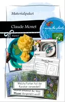 Vorschau - Mal- und Bastelvorlagen - Claude Monet: Materialpaket - Deckblatt