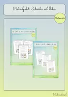 Vorschau - Arbeitsblätter - Materialpaket: Schneiden und kleben (Mathematik) - Deckblatt