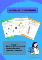 Vorschau - Arbeitsblätter - Materialpaket Optische Übungen - Deckblatt