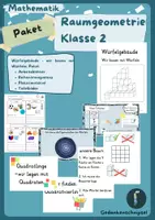 Vorschau - Arbeitsblätter - Materialpaket_Würfelgebäude_Mathematik_Klasse2_Geometrie - Deckblatt