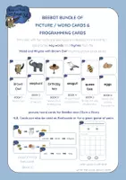 Aperçu - Feuilles d'exercices - Read and Rhyme with Brown Owl - BUNDLE of Beebot Cards / Flashcards - Page de couverture