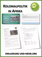 Vorschau - Arbeitsblätter - Kolonialpolitik in Afrika (Materialpaket) - Deckblatt