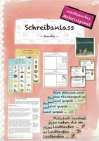 Vorschau - Arbeitsblätter - Schreibanlass Bundle: Wachsendes Materialpaket - Deckblatt