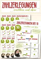 Vorschau - Stundenentwürfe - Zahlzerlegungen Zahlenraum 10 - verstehen und üben - Deckblatt