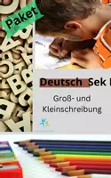 Vorschau - Arbeitsblätter - Materialpaket Deutsch Groß- und Kleinschreibung - Deckblatt