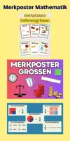 Vorschau - Poster - Materialpaket: Mathematik Merkposter - Deckblatt