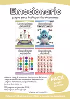 Vista previa - Unidades / Secuencias / Situaciones de Aprendizaje - PACK Emociones Juegos - Portada