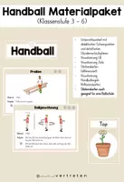 Vorschau - Stundenentwürfe - Handball Materialpaket - Deckblatt