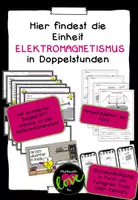 Vorschau - Stundenentwürfe - Einheit zu Elektromagnetismus in Doppelstunden - Deckblatt