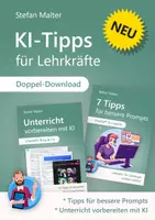 Vorschau - Merkblätter - KI-Tipps für Lehrer: ChatGPT, Copilot & Co. in Schule und Unterricht - Deckblatt