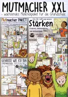 Vorschau - Arbeitsblätter - Mutmacher 🦁⭐️ XXL Materialpaket - Grundschule - Deckblatt