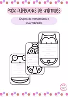 Vista previa - Hojas de trabajo - PACK DE FLIPBOOKS DE GRUPOS DE ANIMALES - Portada