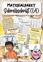 Vorschau - Arbeitsblätter - Schreibschrift (Lateinische Ausgangsschrift) | Materialpaket - Deckblatt