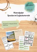 Vorschau - Arbeitsblätter - Materialpaket - Sprechen im Englischunterricht - Deckblatt