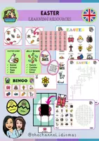 Vista previa - Hojas de trabajo - Easter - Colour Resources - Portada