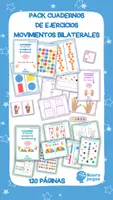Vista previa - Hojas de trabajo - PACK CUADERNOS DE EJERCICIOS MOVIMIENTOS BILATERALES (CUADERNO 1, 2 y 3) - Portada