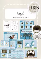 Vorschau - Unterrichtsreihen - Vögel: großes Materialpaket mit interaktiver Datei (1./2./3.Kl.) - Deckblatt