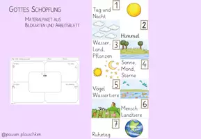 Vorschau - Arbeitsblätter - Materialpaket - Schöpfung - Deckblatt