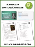 Vorschau - Arbeitsblätter - Die Außenpolitik des deutschen Kaiserreichs (Materialpaket) - Deckblatt