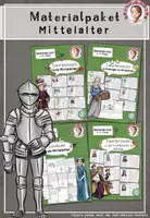 Vorschau - Arbeitsblätter - Mittelalter Grundschule | Materialpaket Sachunterricht - Deckblatt