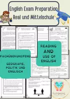 Vorschau - Arbeitsblätter - Lückentexte und Leseverstehen - Prüfungsvorbereitung Materialpaket - Deckblatt