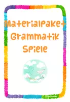 Vorschau - Fördermaterial/Inklusion - Materialpaket Grammatikspiele - Deckblatt