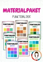 Vorschau - Arbeitsblätter - Materialpaket Punktebilder - grosses Set - Sparpaket - Deckblatt