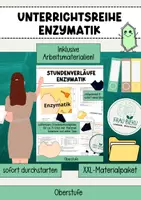 Vorschau - Unterrichtsreihen - Unterrichtsreihe Enzymatik | Materialpaket Unterrichtseinheit Enzyme - Deckblatt