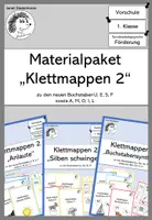 Vorschau - Fördermaterial/Inklusion - Materialpaket Klettmappen 2 (Buchstaben U, E, S, F) - Deckblatt