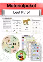 Vorschau - Spiele - Materialpaket Buchstabeneinführung Laut Pf/ pf - Deckblatt