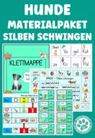 Vorschau - Arbeitsblätter - Hunde Materialpaket Silben schwingen FRESCH Deutsch 1.Klasse 2.Klasse - Deckblatt