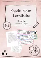 Vorschau - Arbeitsblätter - Regeln einer Lerntheke (Bundle) - Deckblatt