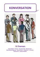 Vorschau - Stundenentwürfe - Sprechanlässe/ Konversation: Material zu 10 Themen (ab B1) - Deckblatt